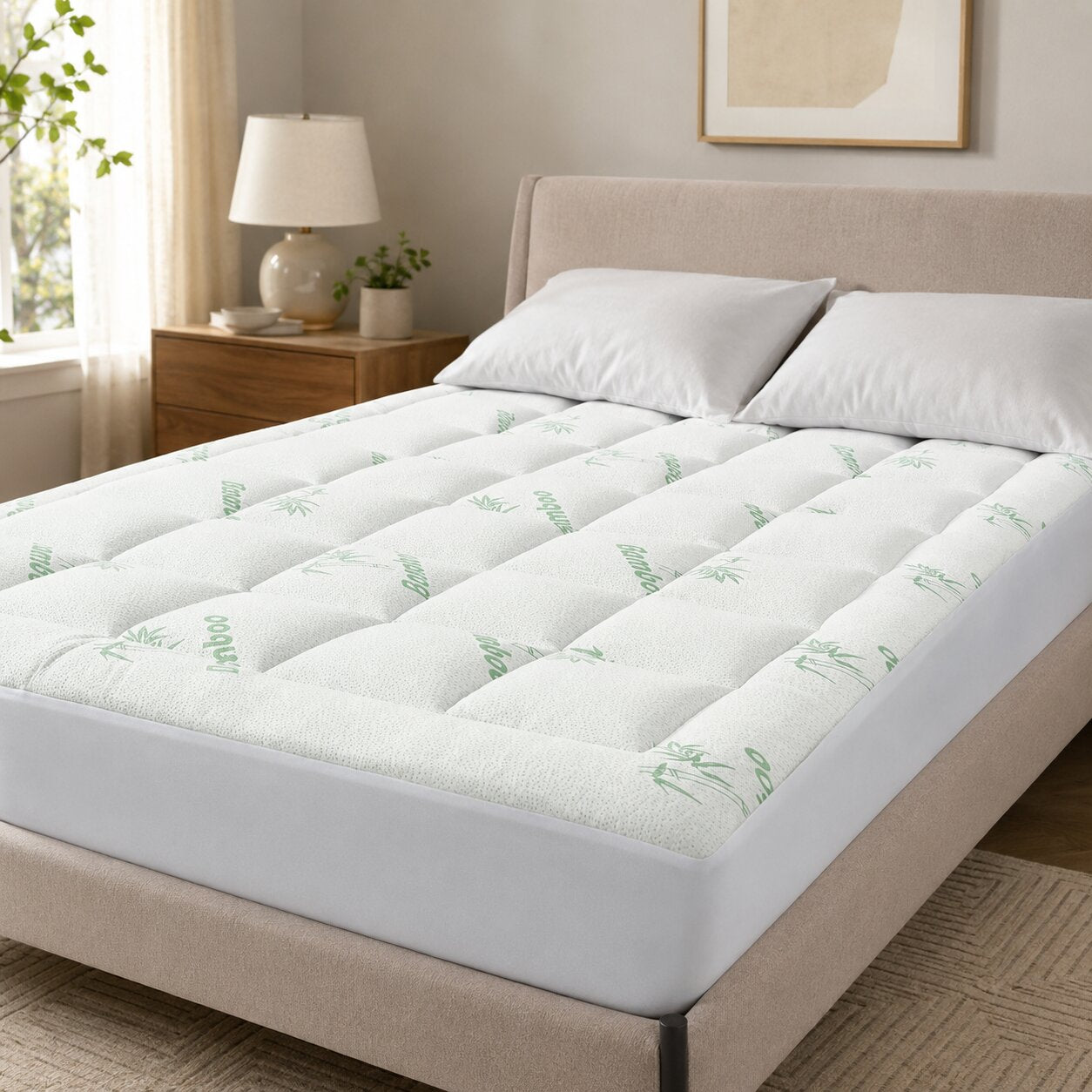 Serenithy™ Bamboo Matress Topper - Improve your sleep without the pricetag of a new mattress