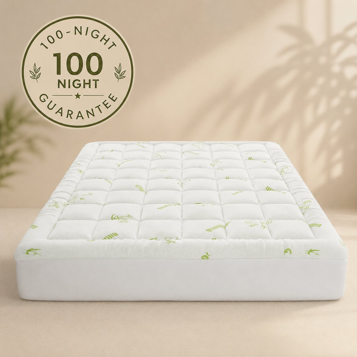 Serenithy™ Bamboo Matress Topper - Improve your sleep without the pricetag of a new mattress