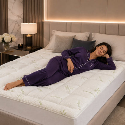 Serenithy™ Bamboo Matress Topper - Improve your sleep without the pricetag of a new mattress