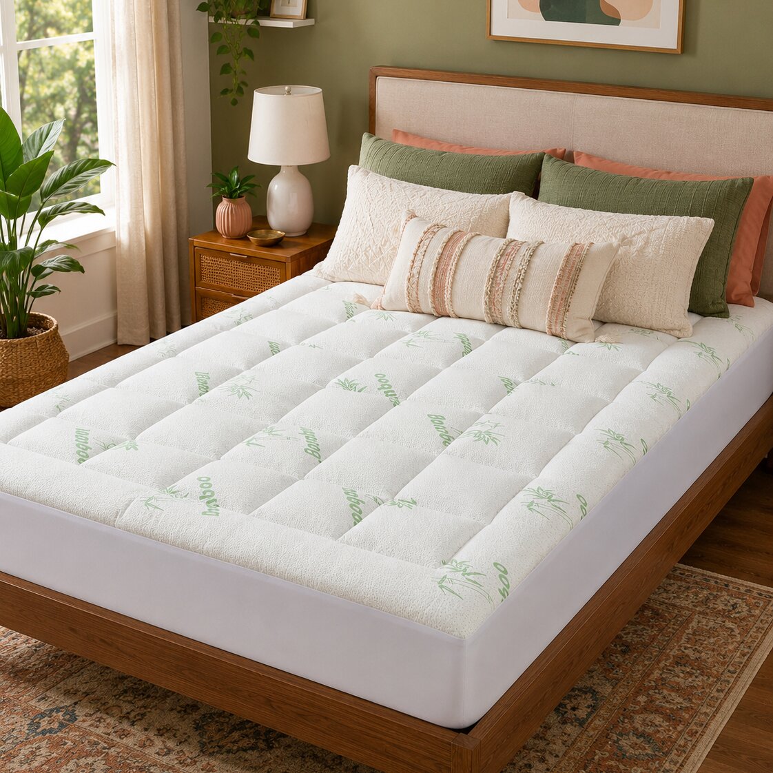 Serenithy™ Bamboo Matress Topper - Improve your sleep without the pricetag of a new mattress